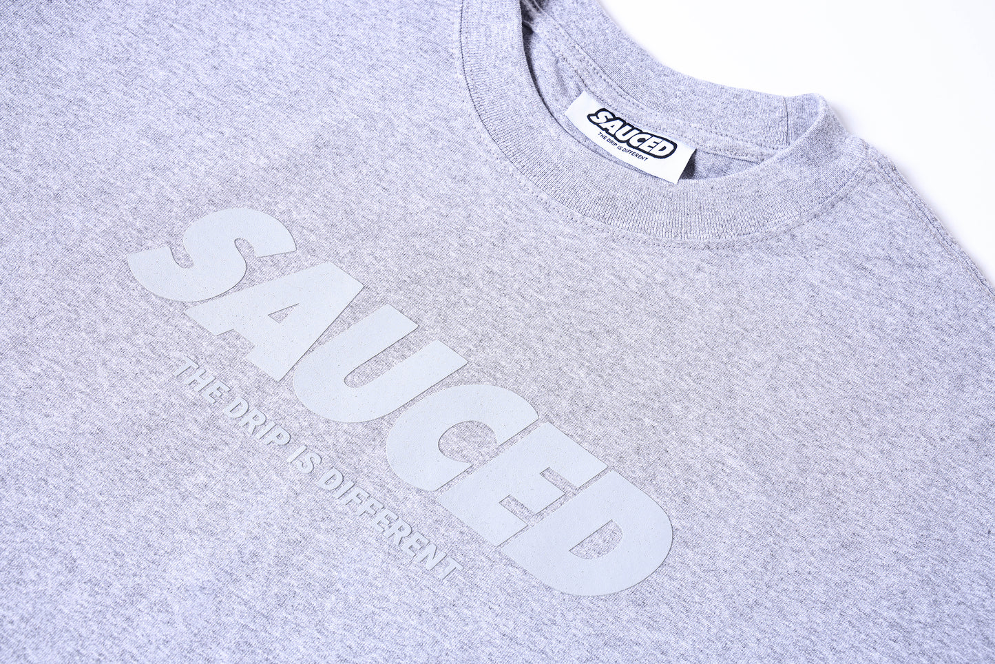 Sauced Heather Grey HD Tee