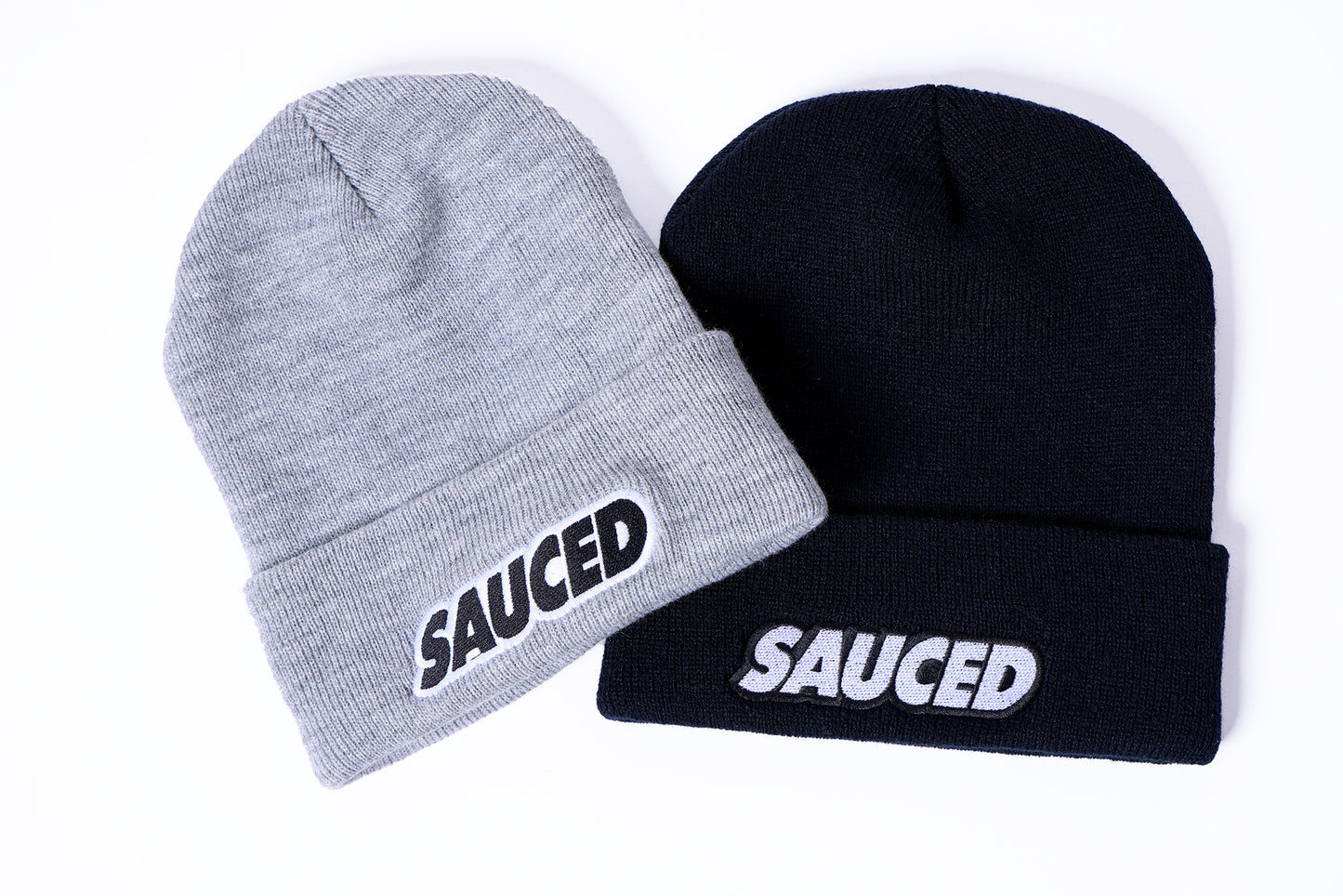 Sauced Black Beanie